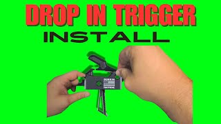 How to install a dropin trigger Durkin a Tactical [upl. by Anelas992]