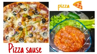 Pizza sauce recipe with pizza [upl. by Harpp]