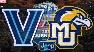 6 Villanova vs 3 Marquette BIG EAST BASKETBALL TOURNAMENT QUARTERFINALS LIVE GAME CAST amp CHAT [upl. by Trebleht]