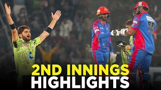 2nd Innings Highlights  Lahore Qalandars vs Karachi Kings  Match 10  HBL PSL 9  M2A1A [upl. by Natsyrt]