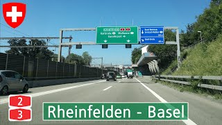 Switzerland CH A2 • A3 Rheinfelden  Basel [upl. by Premer]