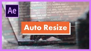 How to make a Rectangle SelfResize to Text Size in Adobe After Effects CC Lesson 1 [upl. by Havot]