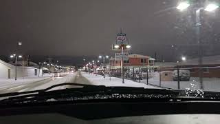 Driving around Reno ans Sparks Nevada during winter storm [upl. by Drud430]