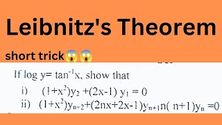 Lec2 Leibnitzs Theorem in details with important examplescalculus [upl. by Judson]