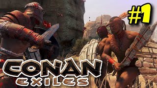 Conan Exiles  Xbox One Playthrough Part 1 [upl. by Zoi795]