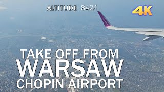 WARSAW TAKE OFF  CHOPIN AIRPORT WIZZ AIR AIRBUS A321 CEO 2024 4K [upl. by Ailaro]