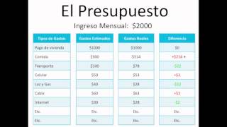 Cómo empezar un Presupuesto Personal en 3 minutos [upl. by Shauna]