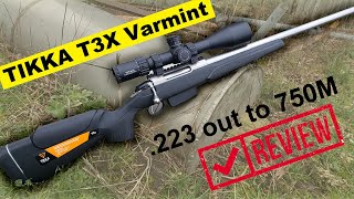 Tikka T3X Varmint 223 Review [upl. by Eidna]