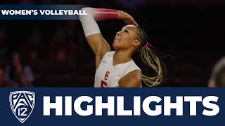 USC vs Utah Womens Volleyball Highlights  2023 Season [upl. by Lough]