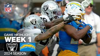 Las Vegas Raiders vs Los Angeles Chargers Game Highlights  NFL 2024 Season [upl. by Cori]