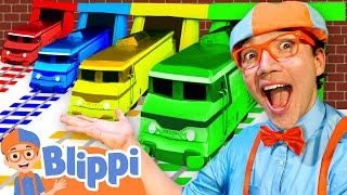 Blippi the Giant Conductor  Blippi  Educational Videos for Kids [upl. by Meilen959]