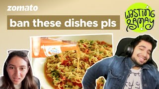 Comedian ​SamayRainaOfficials Reaction To Deadly Food combos Ft JokeSingh amp Sahiba Bali  Zomato [upl. by Nahgem717]