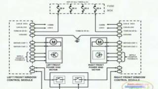 Power Window Wiring Diagram 1 [upl. by Ellenhoj777]