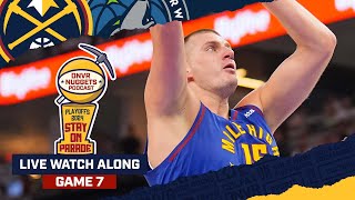 Denver Nuggets vs Minnesota Timberwolves Game 7 Watch Along  DNVR Nuggets [upl. by Limak]