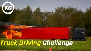 Truck Driving Challenge Part 2 Alpine Course Race  Top Gear  BBC [upl. by Garmaise]