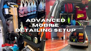 Mobile Car Detailing Set Up  Empire Customs Detailing Van Tour [upl. by Ailekat]