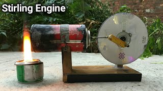 How to make Stirling Engine  Homemade Engine  Engine kese banaye [upl. by Lewison989]