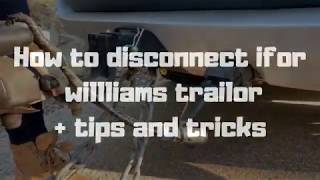 Unhitching an Ifor Williams trailer [upl. by Curran593]