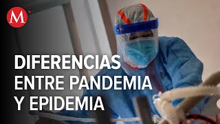 ¿Qué es una pandemia y cuál es la diferencia con una epidemia [upl. by Radloff]