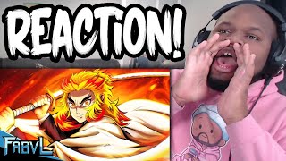 RENGOKU SONG REACTION  Heart Ablaze  FabvL Demon Slayer [upl. by Tenej]