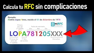 calcular rfc con homoclave gratis 2023 [upl. by Nnewg252]