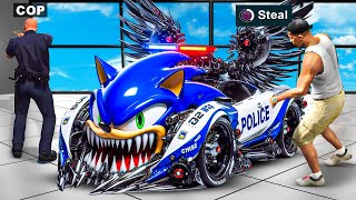 Stealing 10000000 POLICE CAR In GTA 5 [upl. by Iviv]