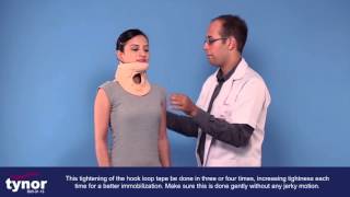 How to wear Tynor Cervical Orthosis Philadelphia [upl. by Mayer]