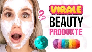 VIRALE Beautyprodukte im LIVE TEST Gummi Maske Schoko Zahnpasta Makeup  Schönheits Produkte [upl. by Vtehsta802]