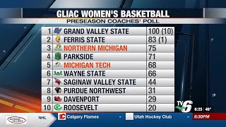 NMU womens basketball picked third in GLIAC Preseason Womens Basketball Poll Tech picked 5th [upl. by Ytineres872]