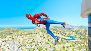 GTA 5 Epic Ragdoll GREEN SPIDERMAN VS RED MINIONVS GREEN HULK Euphoria Physics amp Funny Fails [upl. by Let]