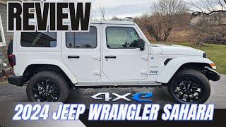 Jeep Wrangler 2024 4xe Sahara Review  Changes For 2024 [upl. by Otrebla]