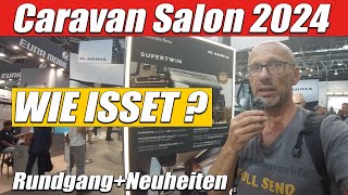 Caravan Salon 2024  Messerundgang  Neuheiten  WIE ISSET [upl. by Alviani]