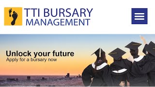 TTI BURSARY APPLICATION 2024 [upl. by Antipas]