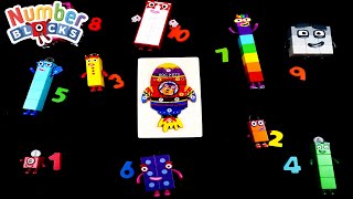 Best Learning Numbers 110 Matching Numberblocks and Rocket Puzzle  Educational Toy for Toddlers [upl. by Kameko838]