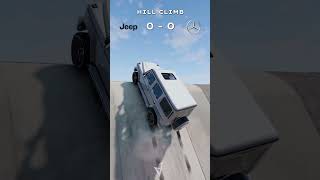 Jeep Wrangler Vs GWagon beamngdrive [upl. by Enirod]