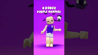 0 ROBUX PURPLE VAMPIRE OUTFIT💜 roblox lanah lanahyt [upl. by Evangelina540]