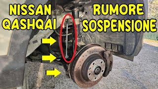 Nissan Qashqai Rumore Sospensione Anteriore Sostituzione Biellette Barra Stabilizzatrice Antirollio [upl. by Covell]