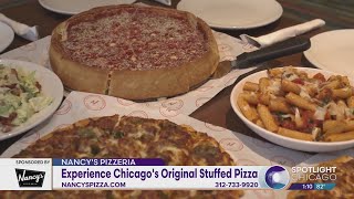 Experience Chicagos Original Stuffed Pizza [upl. by Yhtimit187]