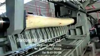 Plywood Production Lineveneer peeling lathe1626Turkey [upl. by Willner]