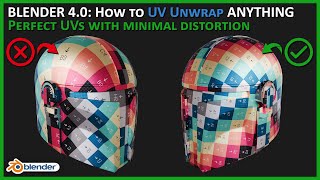 Blender 40 How to UV Unwrap Anything [upl. by Tolmann876]