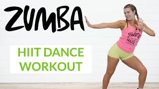 ZUMBA DANCE STYLE HIIT WORKOUT [upl. by Brianne]