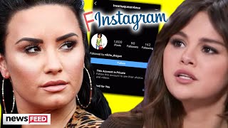 Demi Lovatos Alleged Finsta TRASHES Selena Gomez amp DemiLovatoIsOverParty Is Trending [upl. by Lawtun]