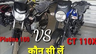 quotBajaj Platina vs CT110X Detailed Review amp Comparisonquot [upl. by Ainud]