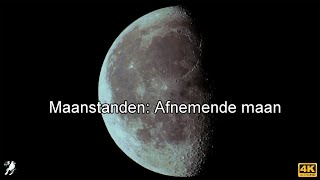 Maanstanden Afnemende maan [upl. by Rosita]