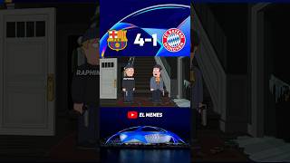 Sin tonterías esta vez barcelona bayern bayernmunich championsleague elmemes memes futbol [upl. by Surdna77]