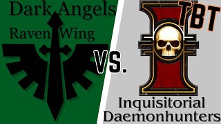 Throwback Thursday  Dark Angels Ravenwing Vs Inquisitorial Deamonhunters  DoW Unification Mod [upl. by Oirom]