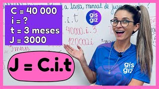 JUROS SIMPLES  APRENDA AGORA COM EXERCÍCIOS  MATEMÁTICA FINANCEIRA [upl. by Leesen375]