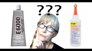 E6000 Glue vs Fabri Tac glue review side by side testing [upl. by Aseel]