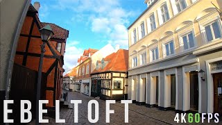 Ebeltoft Denmark  Popular Tourist Attraction Denmark 4K 🇩🇰  Old Houses amp Old Town Walking Tour [upl. by Acisset]