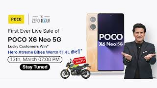 POCOX6Neo5G  Ltd Early Access Sale on Flipkart [upl. by Imoen693]